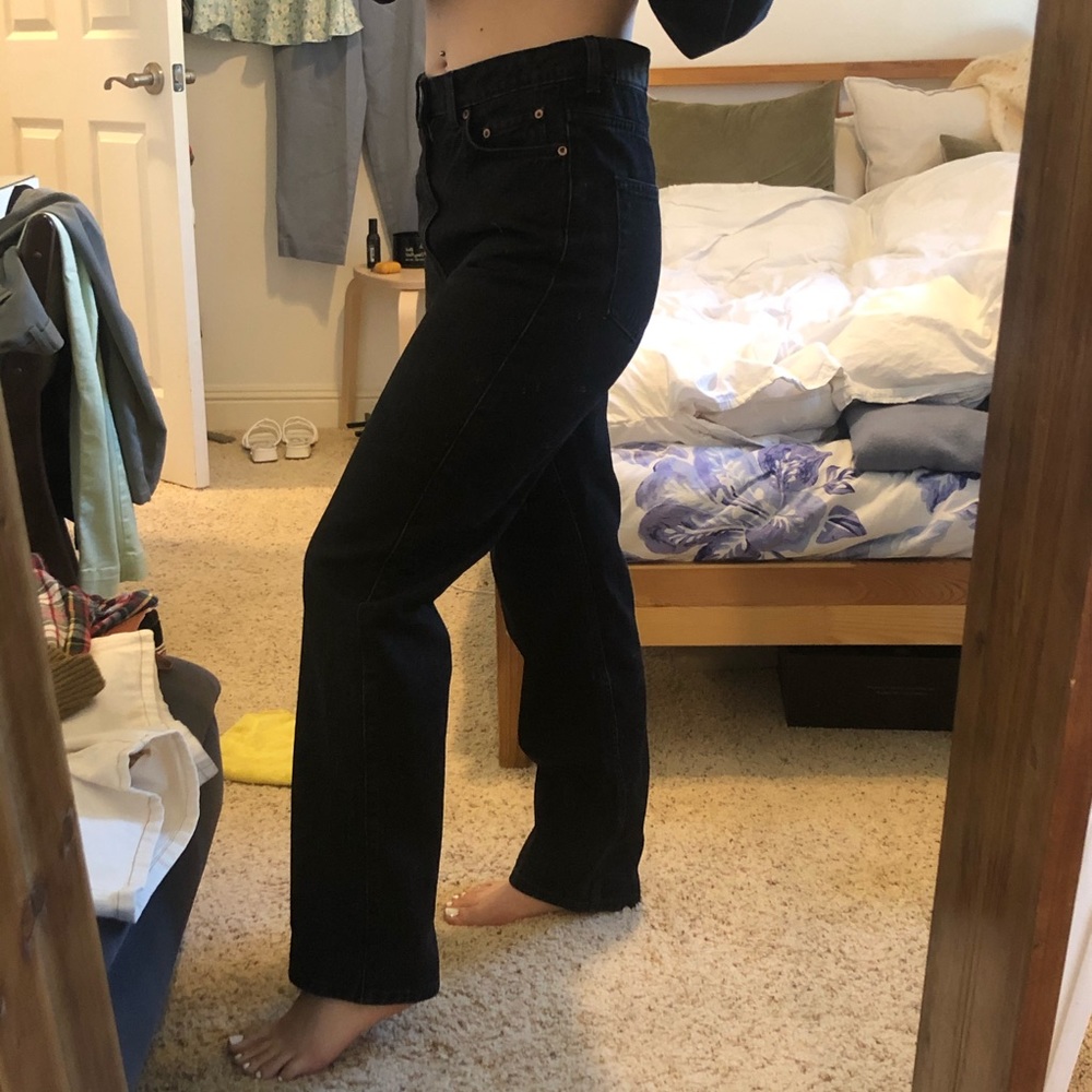 Black Weekday Row jeans